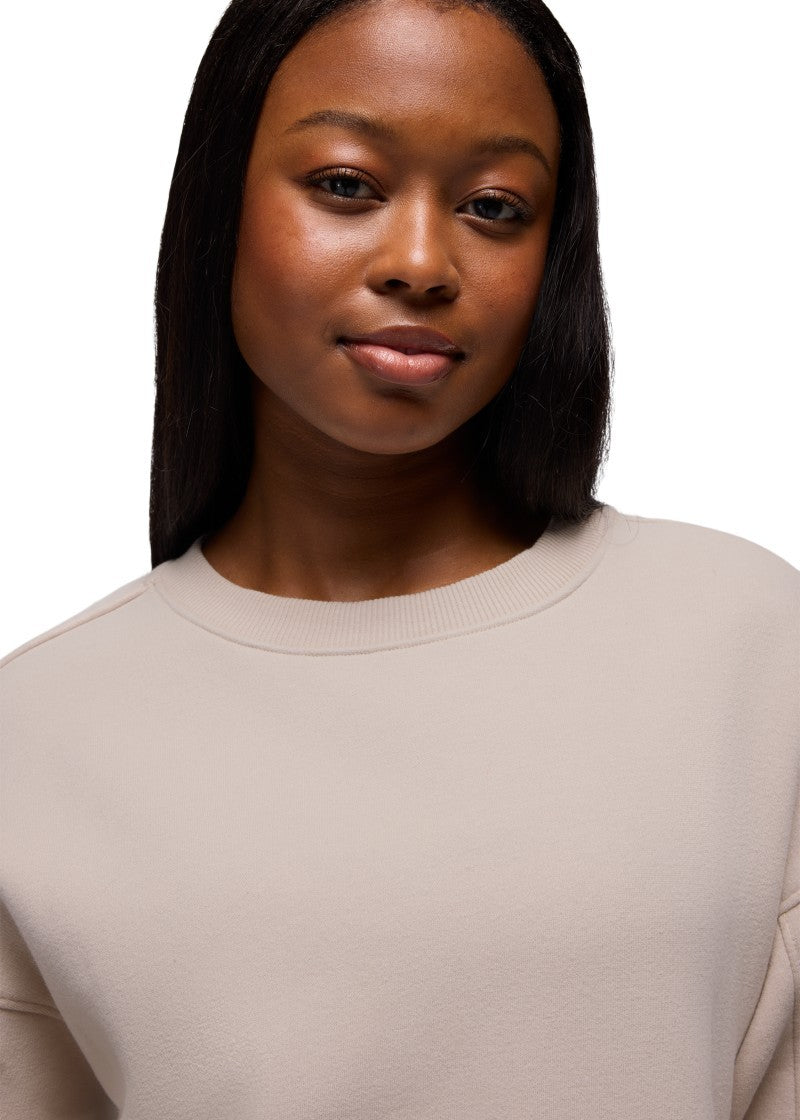 DreamFleece Crew Sweatshirt - Womens - almond 1