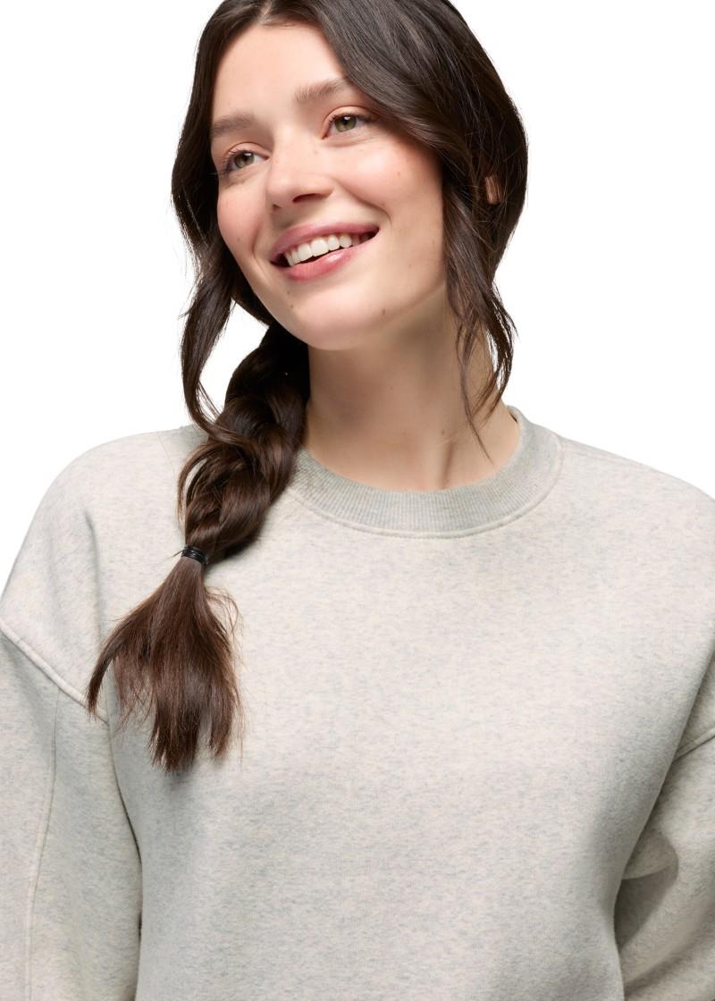 DreamFleece Crew Sweatshirt - Womens - light heather grey 1
