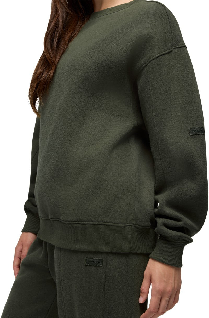 DreamFleece Crew Sweatshirt - Womens - spruce 1