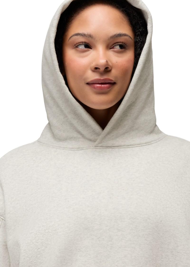 DreamFleece Hoodie - Womens - light heather grey 1