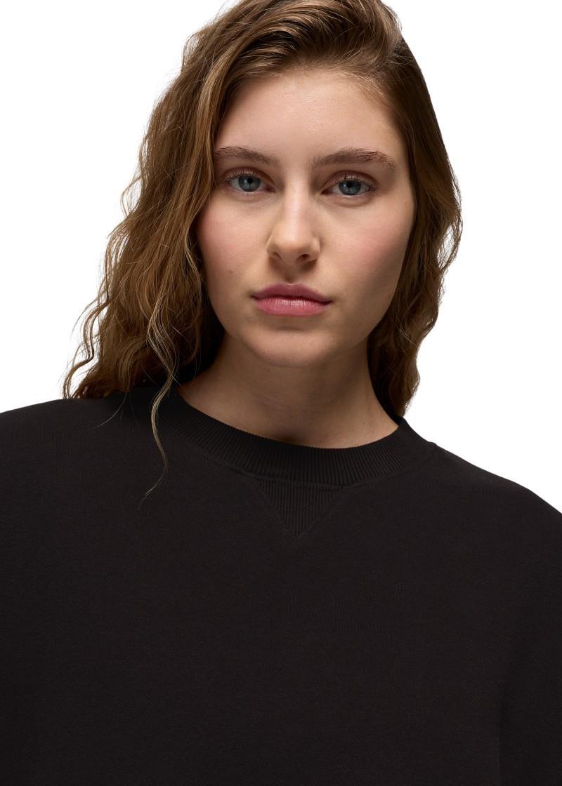 DreamTerry Crew Sweatshirt - Womens - black 1