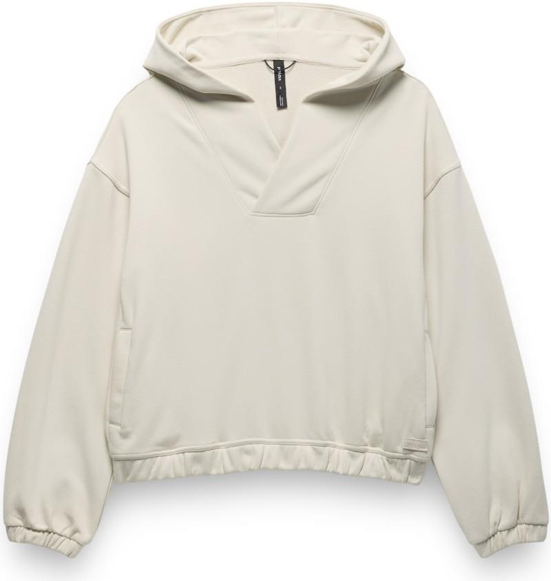DreamTerry V-Neck Hoodie - Womens - beach pebble 1