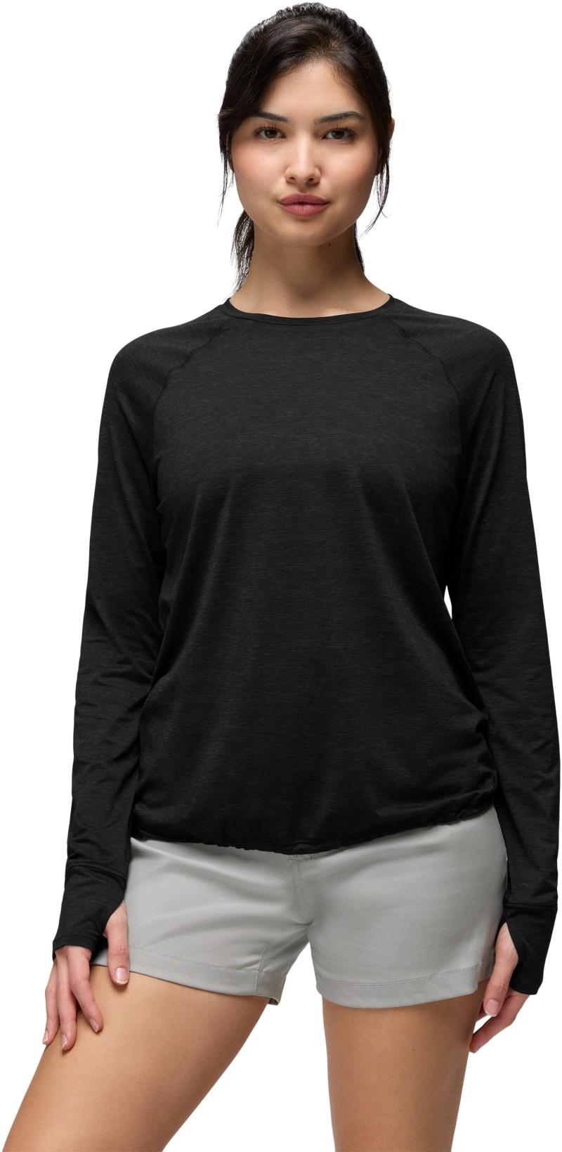 Eileen Cinch LS Top - Womens - black 1