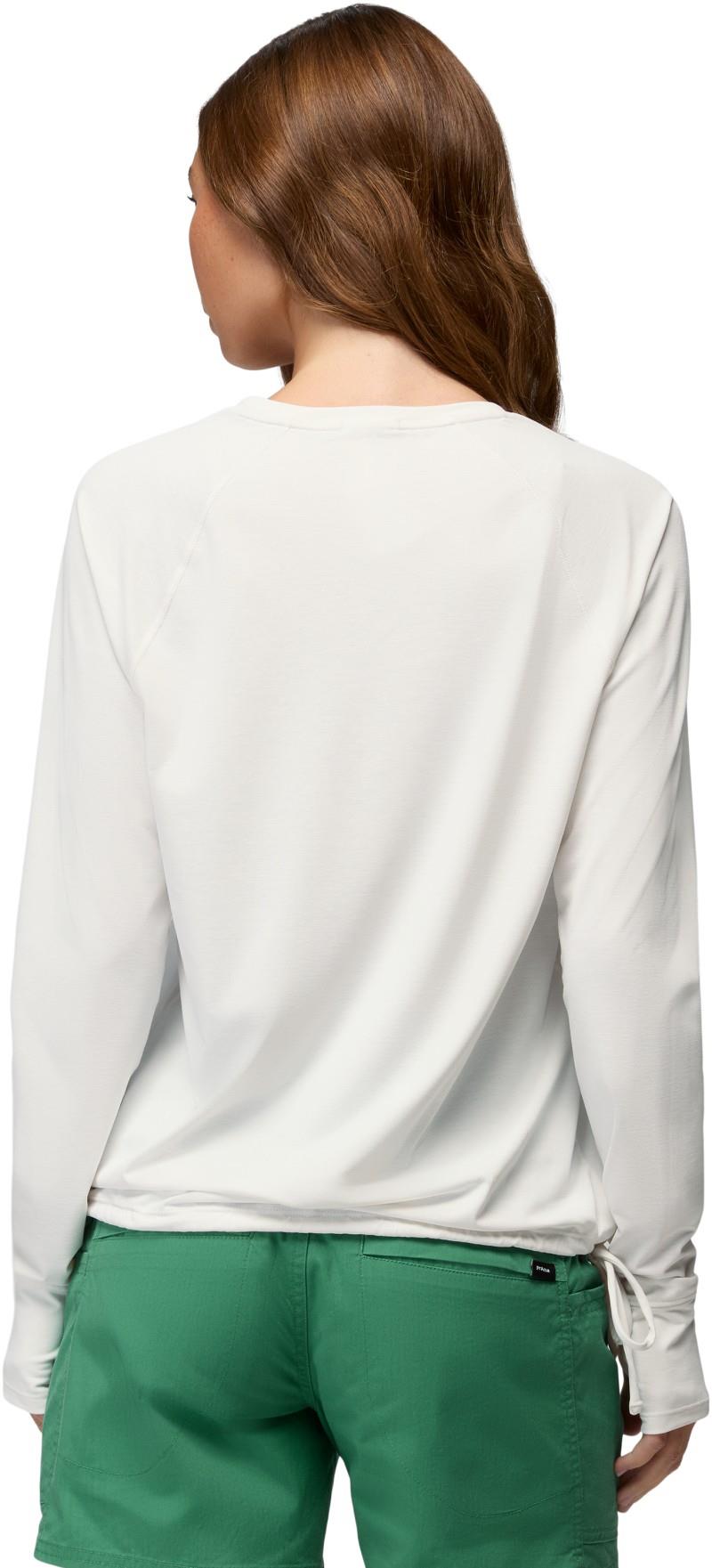 Eileen Cinch LS Top - Womens - soft white 1