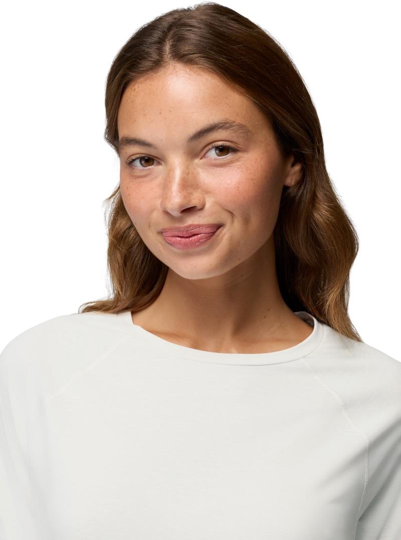 Eileen Cinch LS Top - Womens - soft white 1
