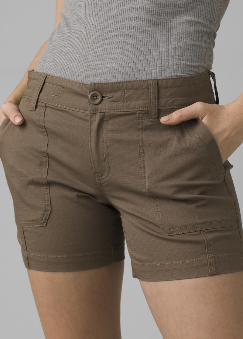 Elle Shorts, 3" Inseam - Womens - Mud 2