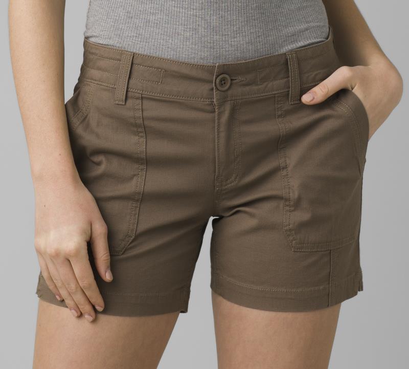 Elle Shorts, 5" Inseam - Womens - Mud 3