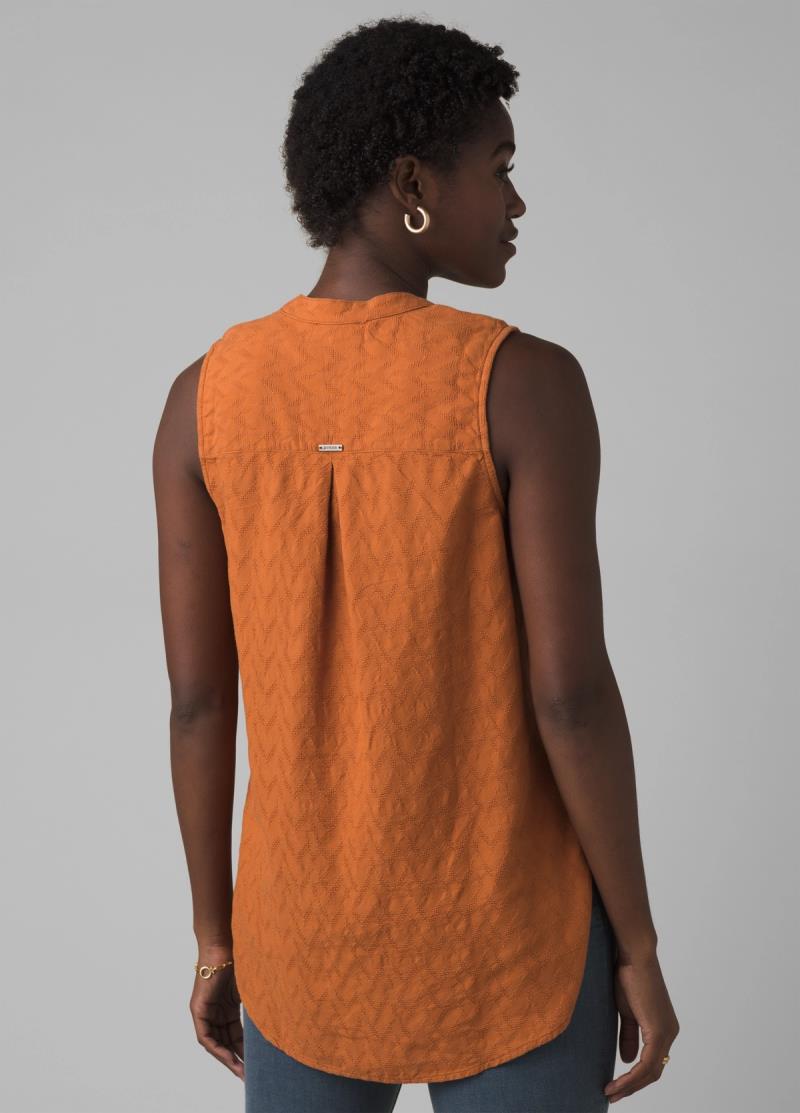 Emery Run Tunic - Womens - copper zig 1