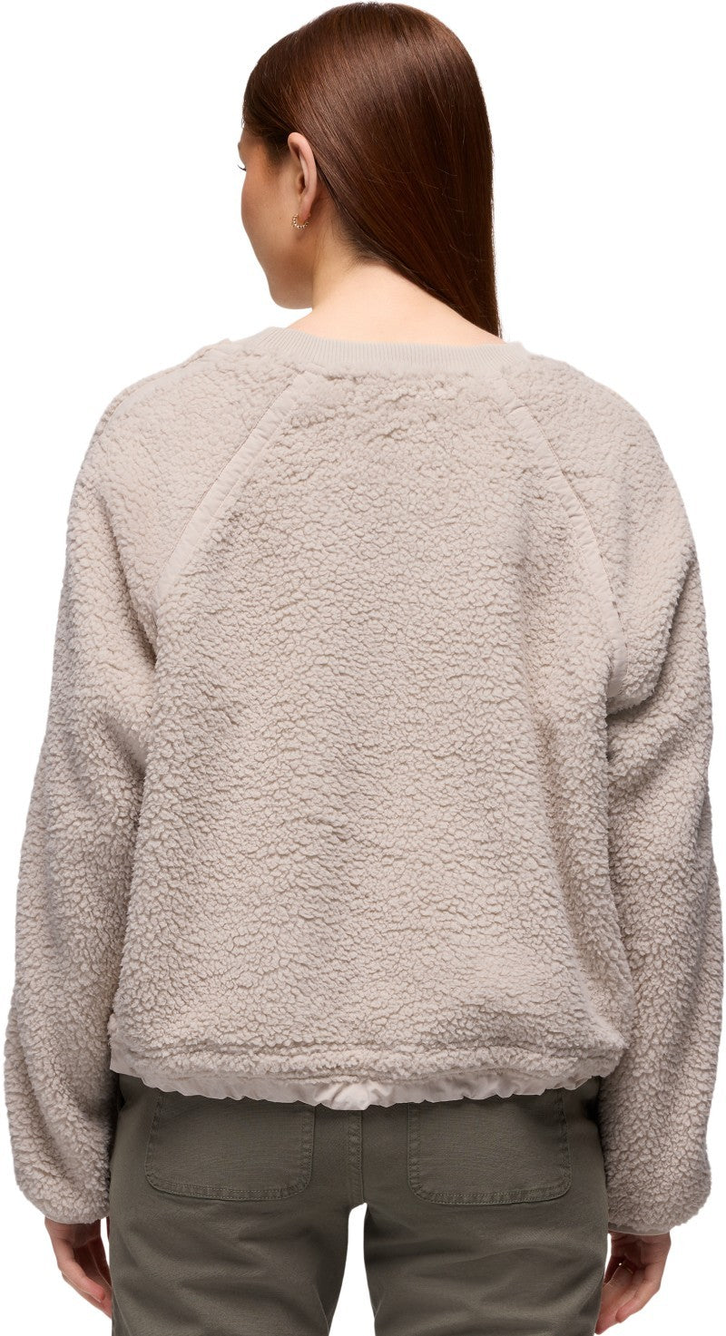 Encinitas Fleece Crew - Womens - almond 1