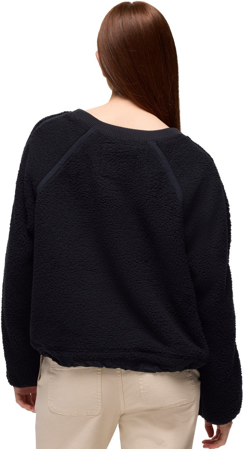 Encinitas Fleece Crew - Womens - black 1