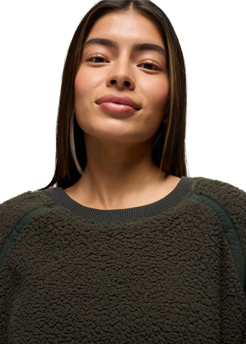 Encinitas Fleece Crew - Womens - nori 1