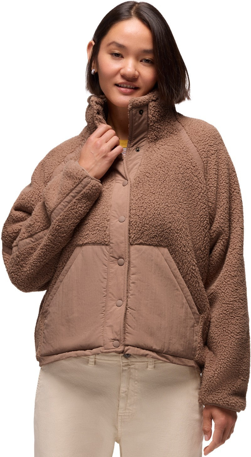 Encinitas Fleece Jacket - Womens - shroom 1