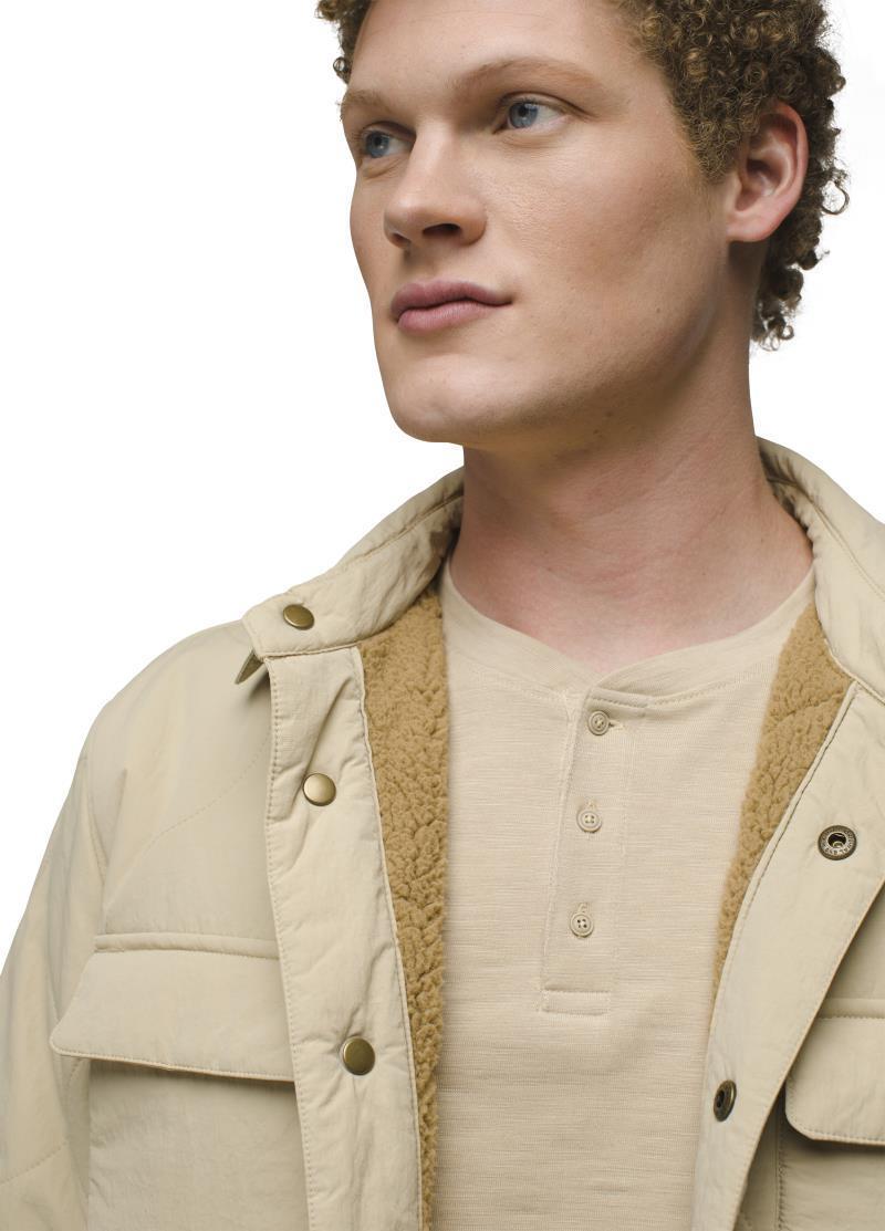 Encinitas Shacket - Mens - Sandstone 4