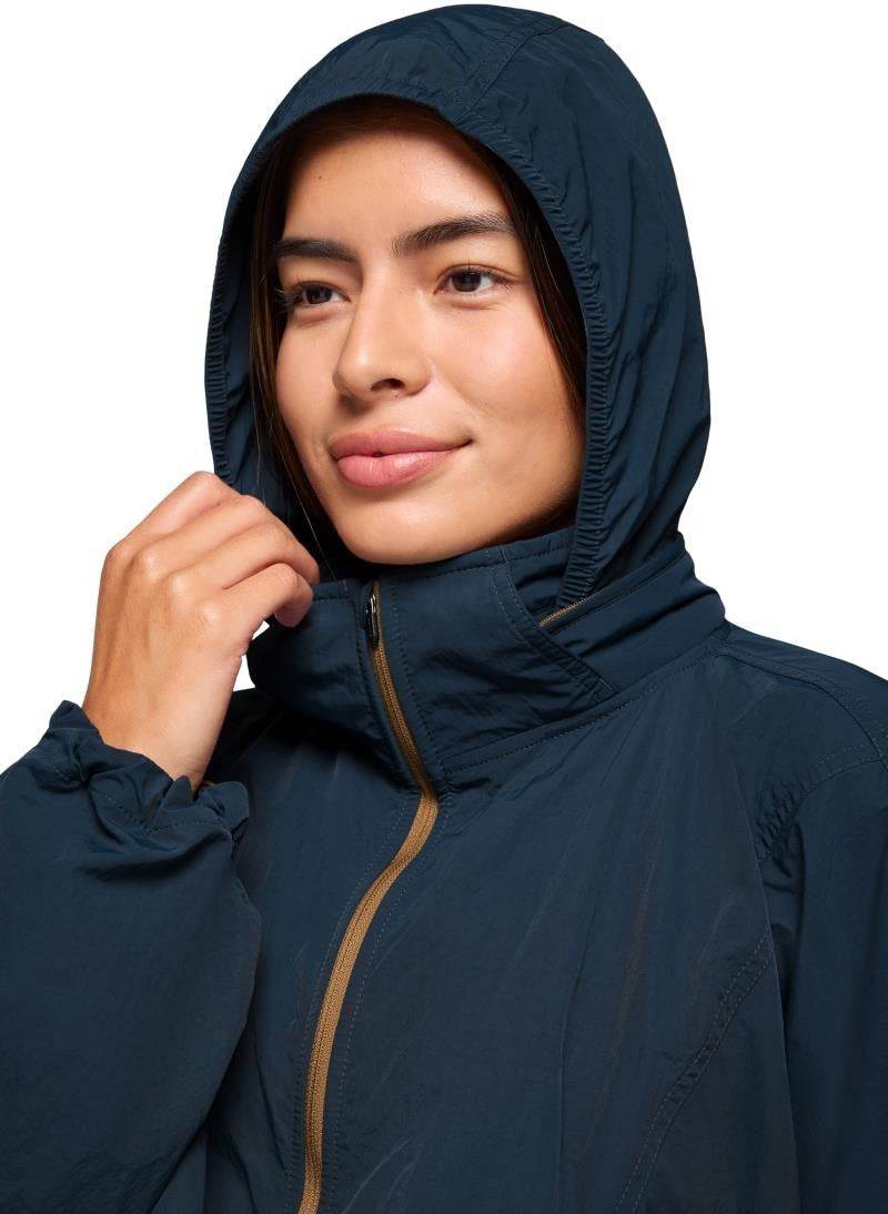 Encinitas Windbreaker - Womens - retro olive / stormy night 1