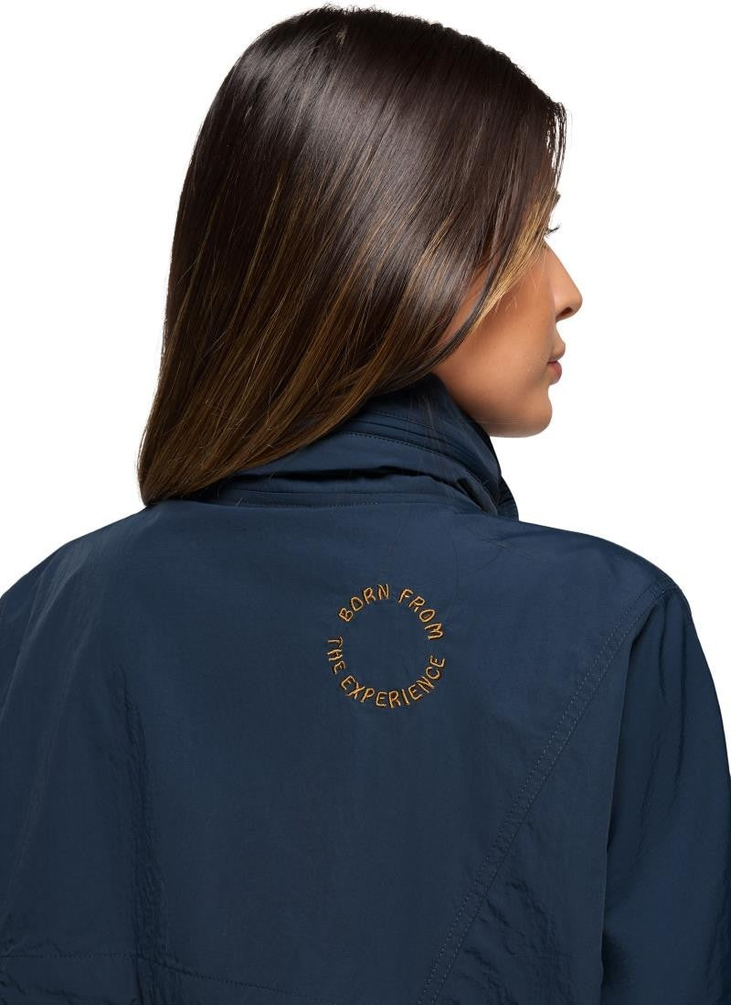 Encinitas Windbreaker - Womens - retro olive / stormy night 1