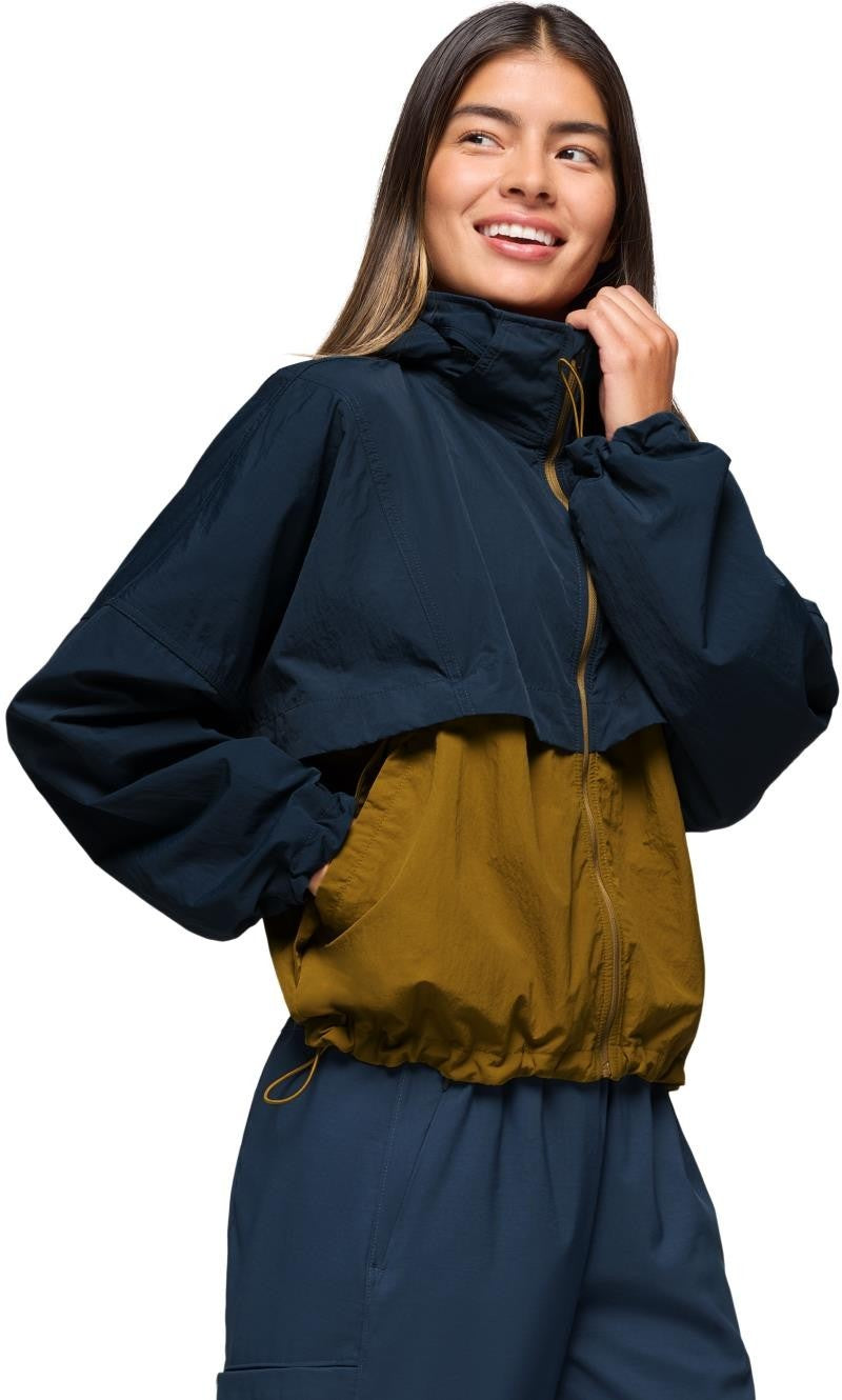 Encinitas Windbreaker - Womens - retro olive / stormy night 1