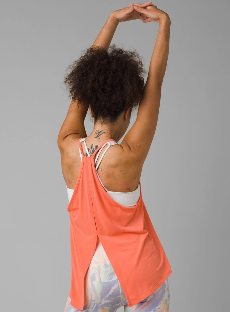 Epiquator Tank - Womens - hyper coral 1