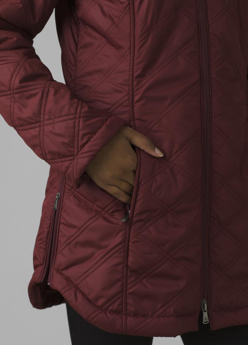 Esla Coat - Womens - Maroon 4