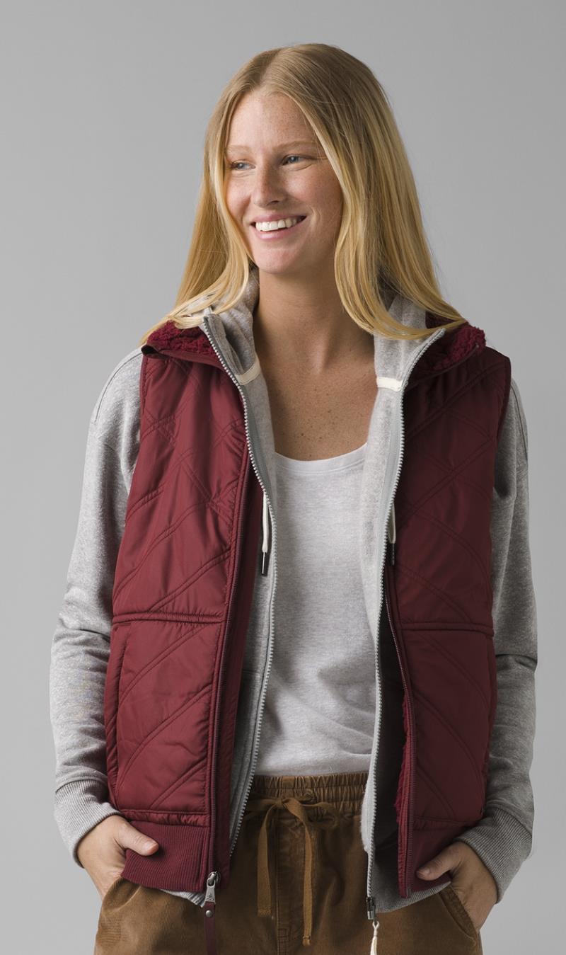 Esla Vest - Womens - Maroon 3