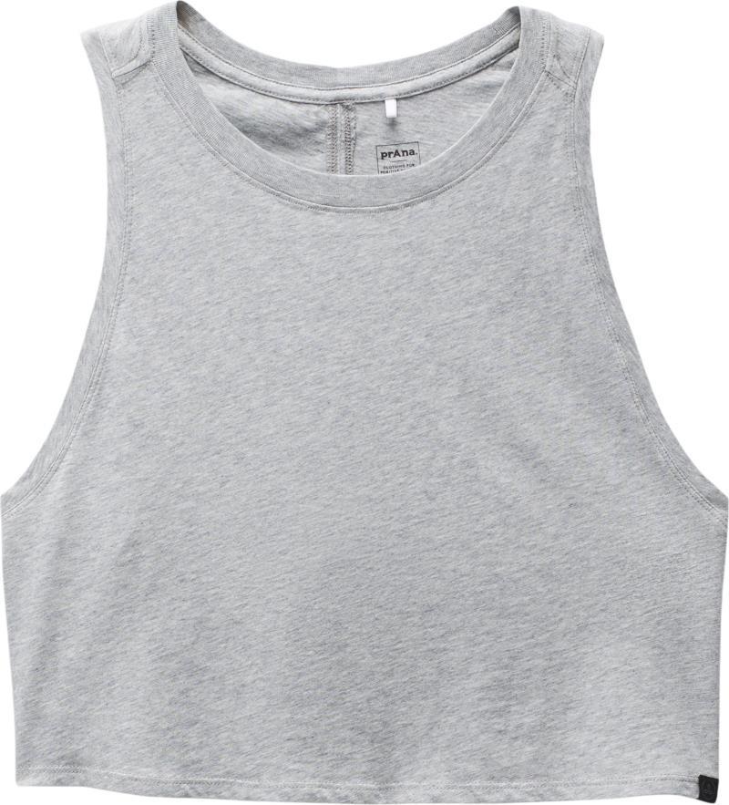 Everyday Crop Tank - Womens - Heather Grey 1