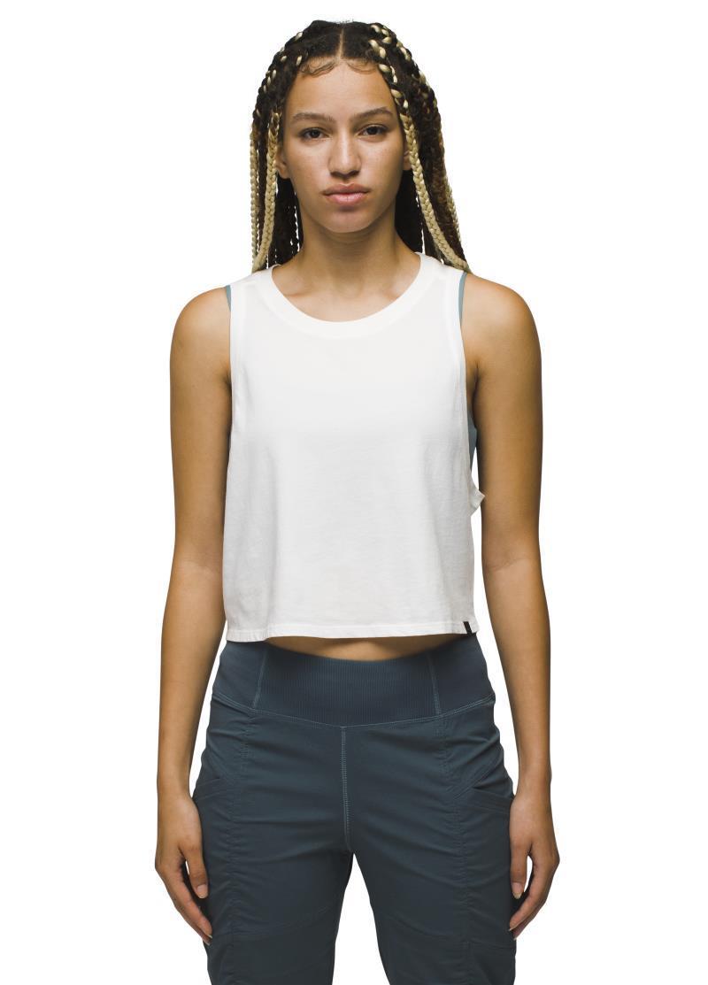 Everyday Crop Tank - Womens - Soft White 2