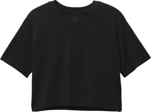 Everyday Crop Tee - Womens - Black 1