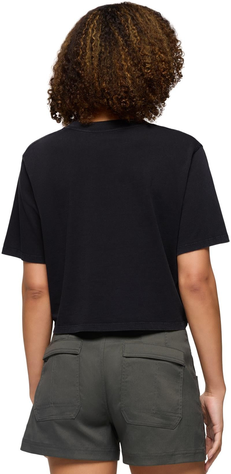 Everyday Crop Tee - Womens - black 1