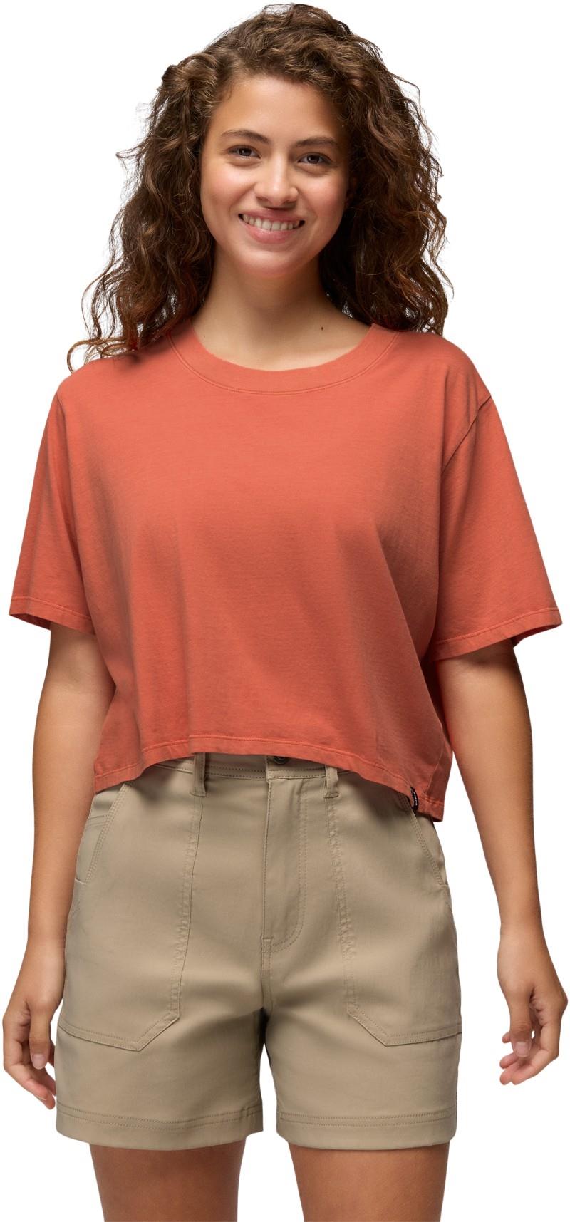 Everyday Crop Tee - Womens - lychee 1