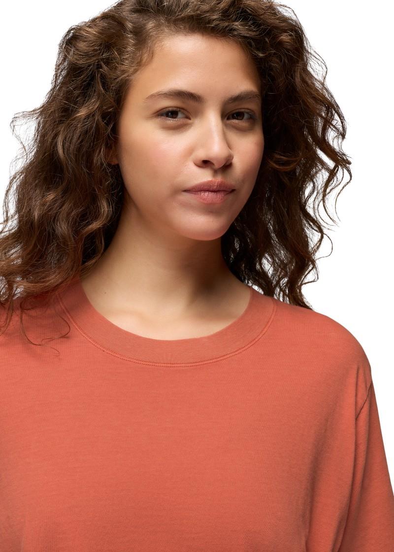 Everyday Crop Tee - Womens - lychee 1