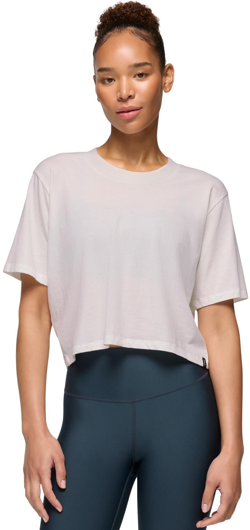 Everyday Crop Tee - Womens - soft white 1