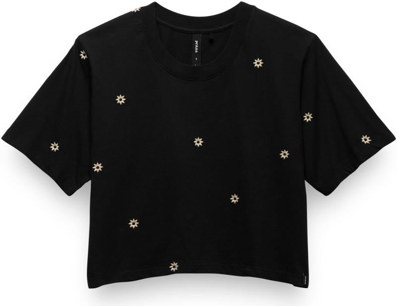 Everyday Daisy Crop Tee - Womens - black 1