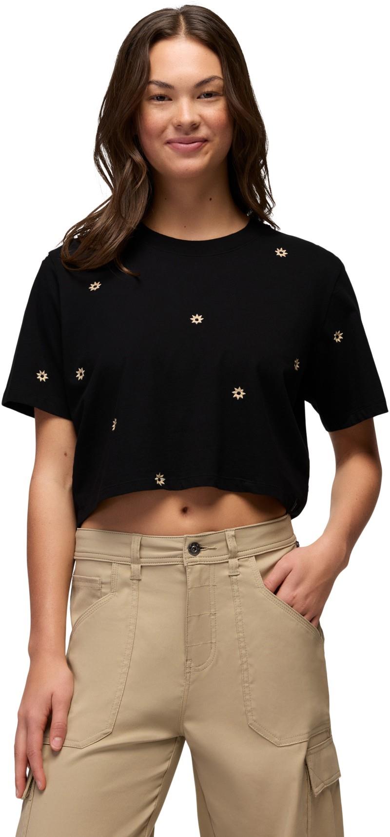 Everyday Daisy Crop Tee - Womens - black 1