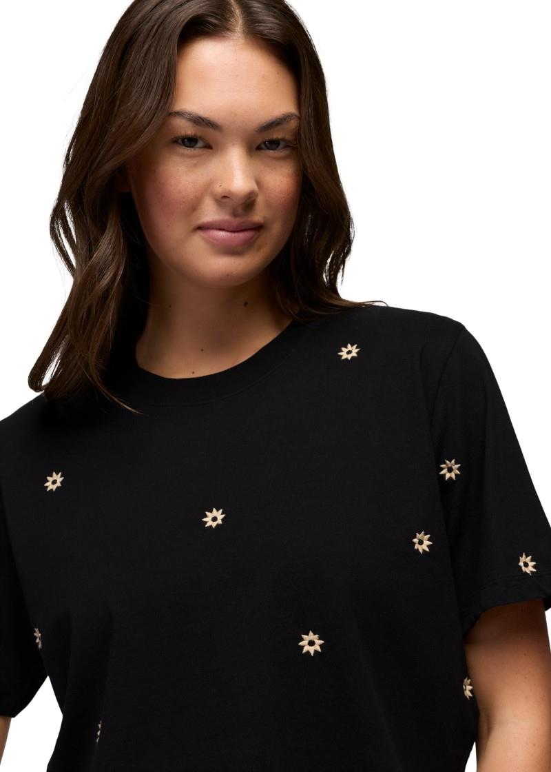 Everyday Daisy Crop Tee - Womens - black 1