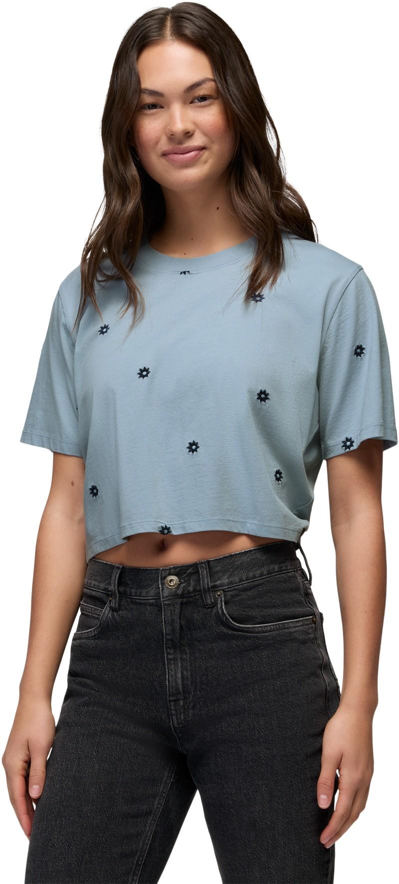 Everyday Daisy Crop Tee - Womens - glacier skies 1