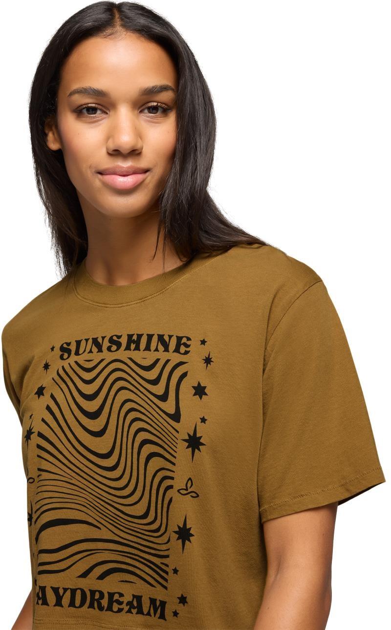 Everyday Graphic Crop tee - Womens - retro olive sunshine daydream 1