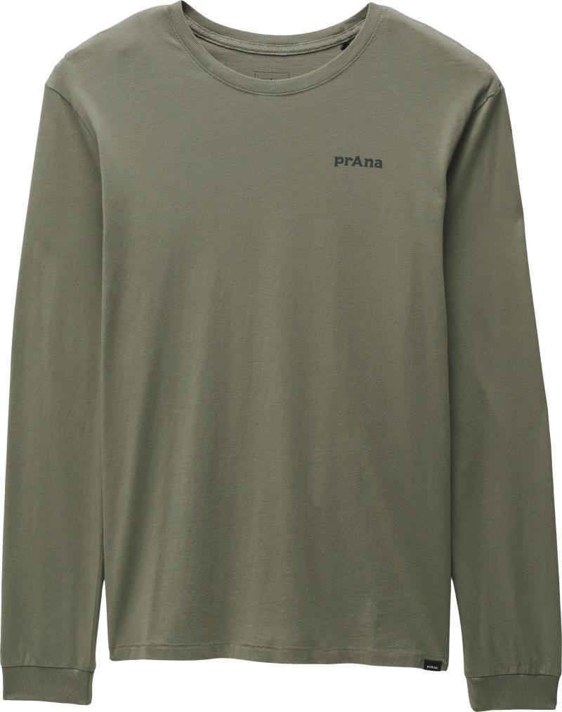 Everyday Graphic LS Tee - Mens - Rye Green Standard 1