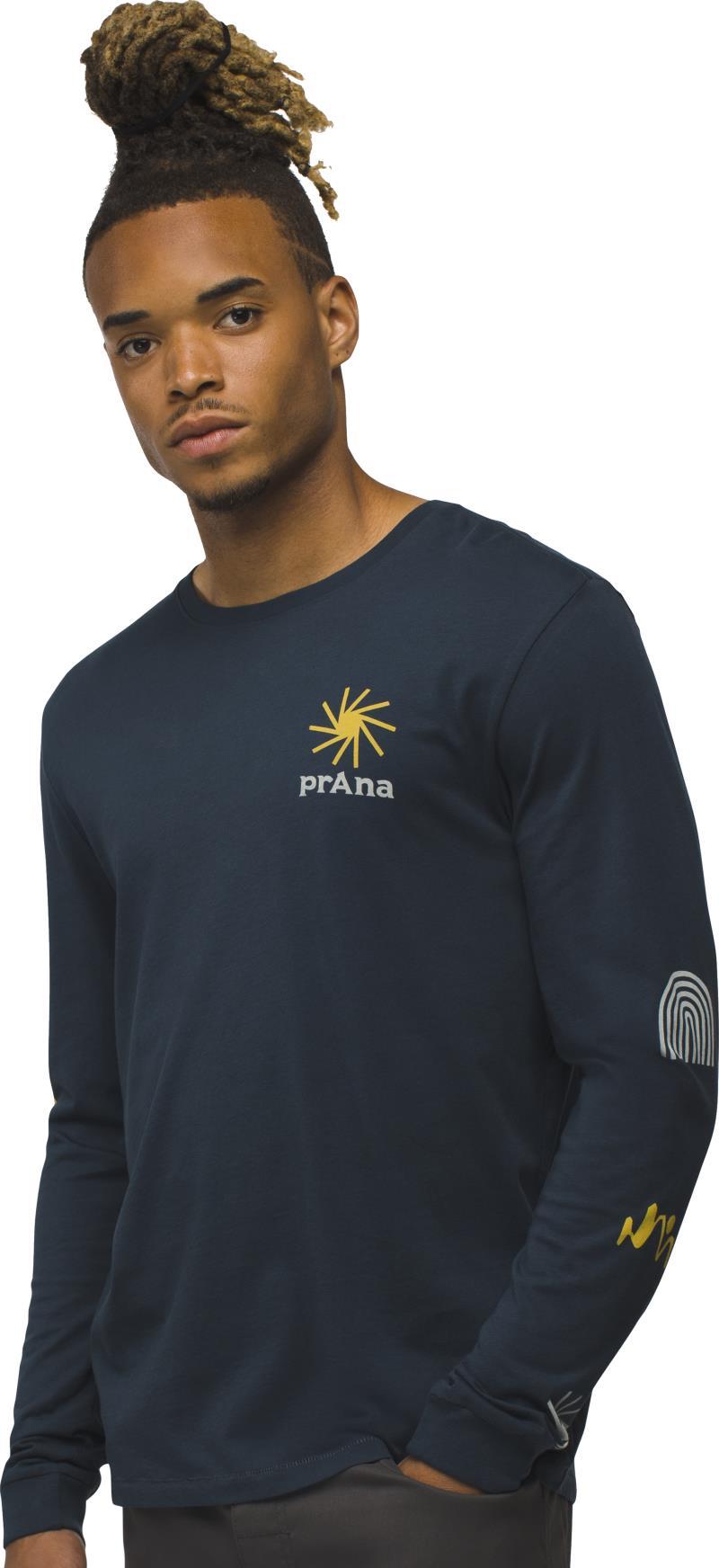 Everyday Graphic LS Tee - Mens - Stormy Night Slogan 2