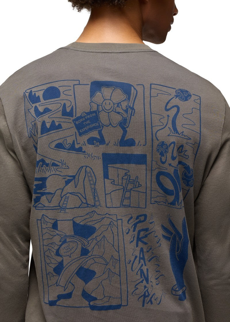 Everyday Graphic LS Tee - Mens - thyme storybook 1