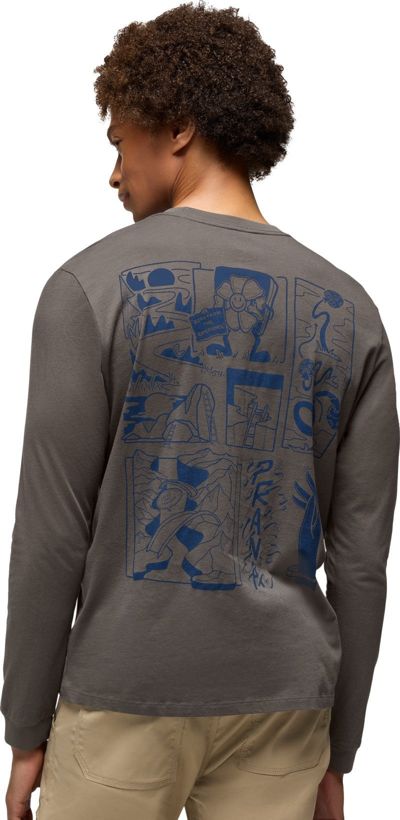 Everyday Graphic LS Tee - Mens - thyme storybook 1