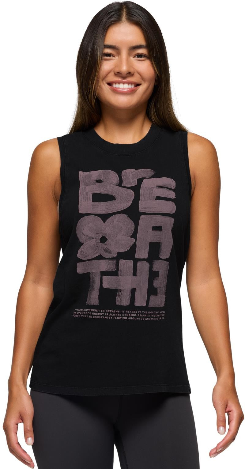 Everyday Graphic Tank - Womens - black / carob breathe 1