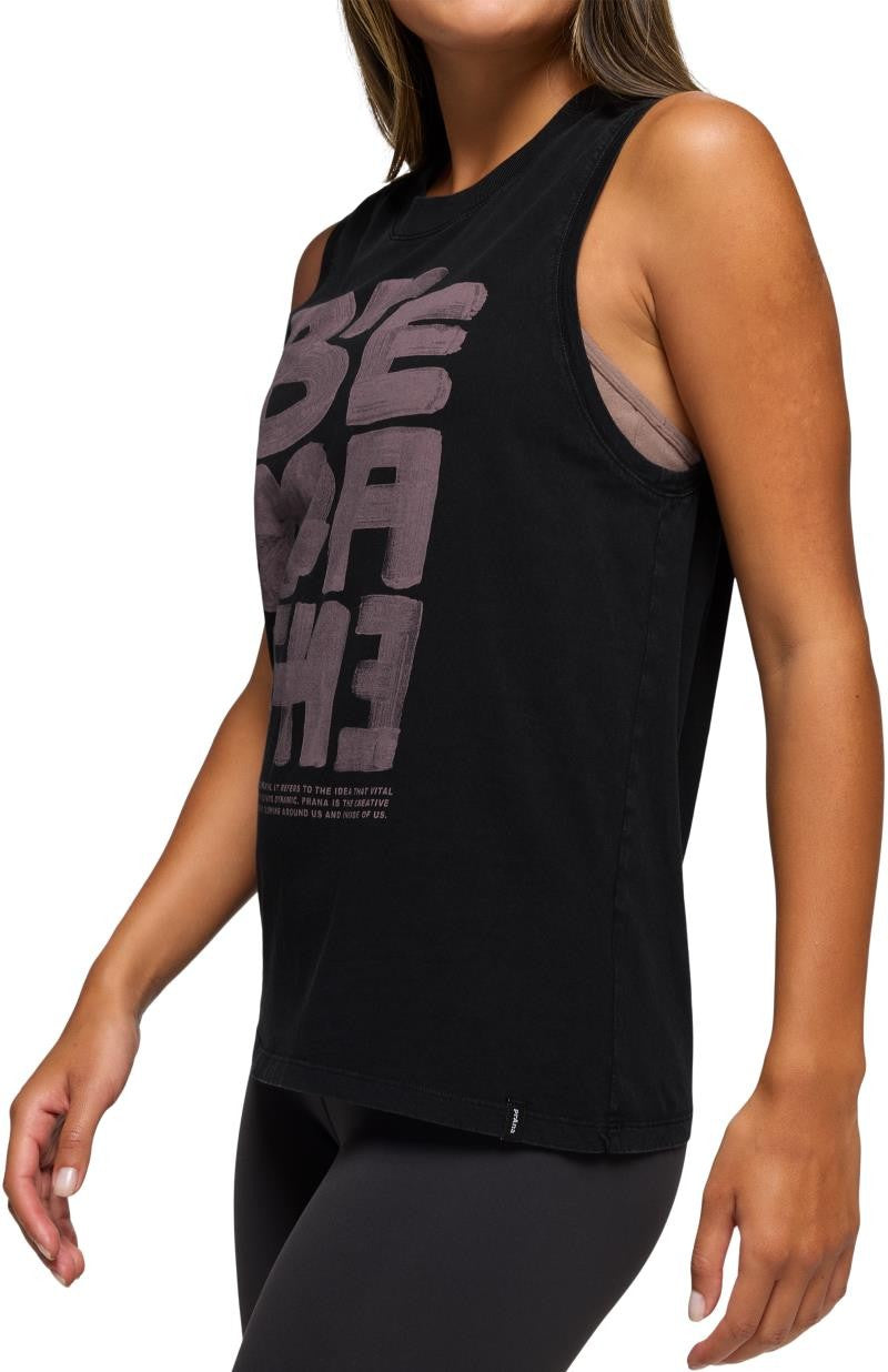 Everyday Graphic Tank - Womens - black / carob breathe 1