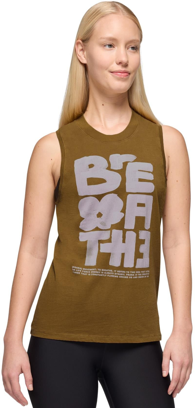 Everyday Graphic Tank - Womens - retro olive / luminous breathe 1