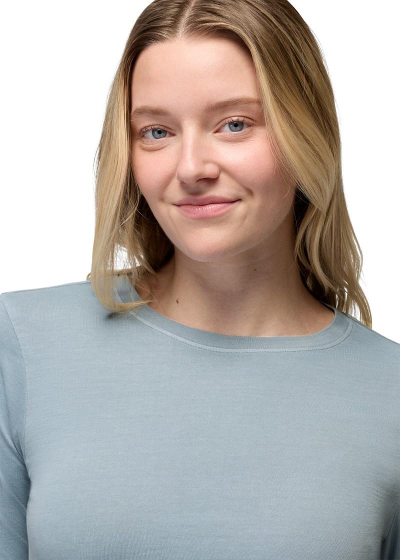 Everyday LS Tee - Womens - glacier skies 1