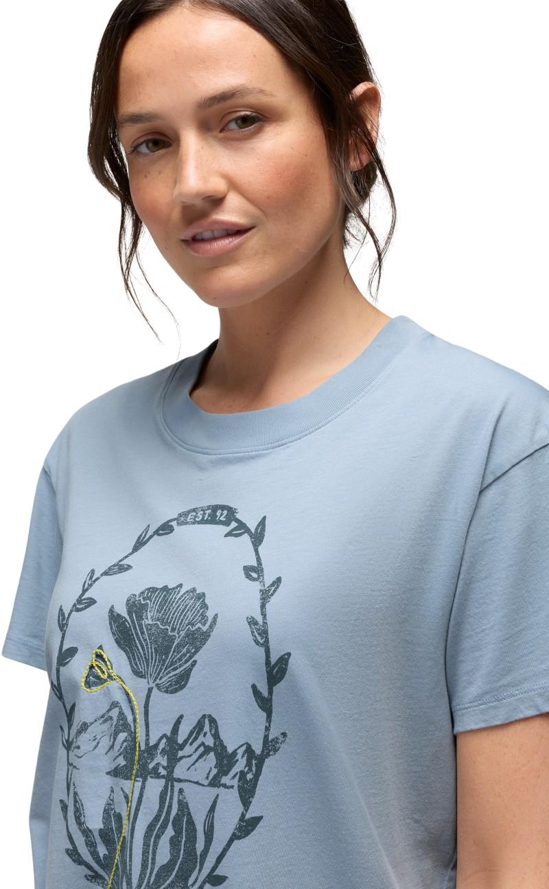 Everyday Mtn Flower SS Tee - Womens - glacier skies 1