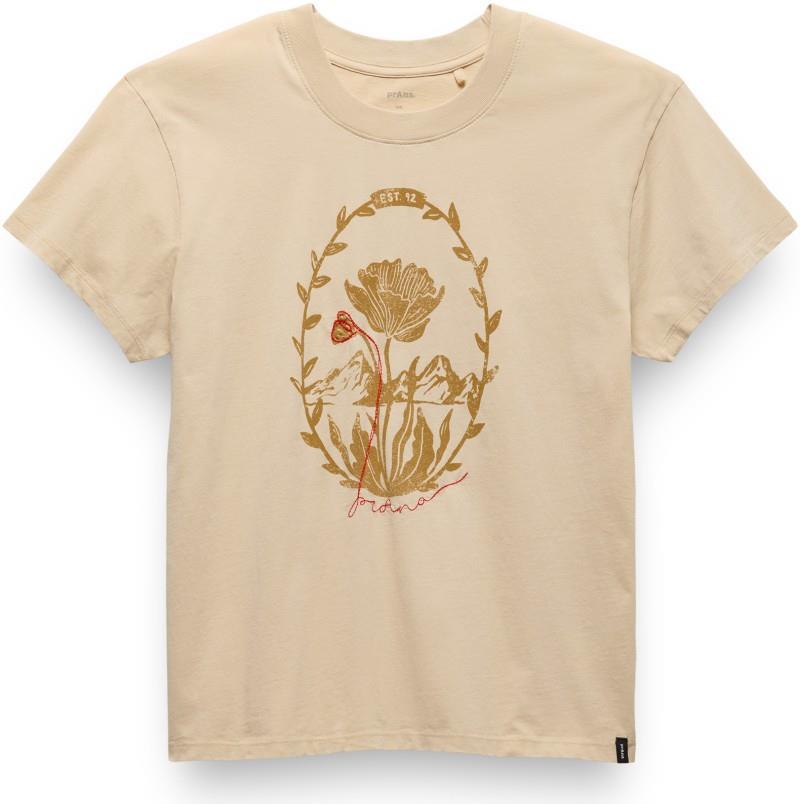 Everyday Mtn Flower SS Tee - Womens - stone 1