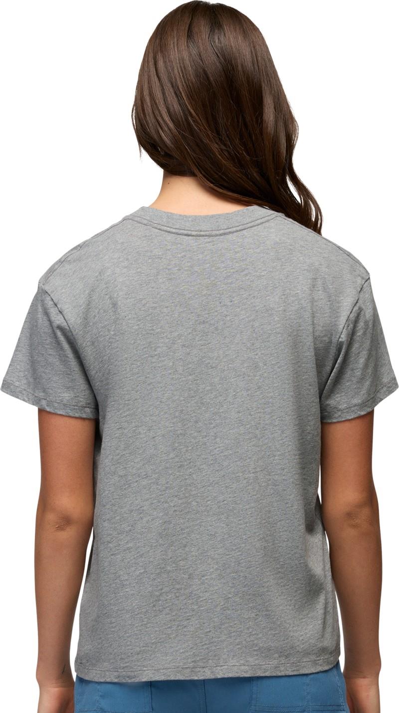 Everyday Open Heart SS Tee - Womens - medium heather grey 1