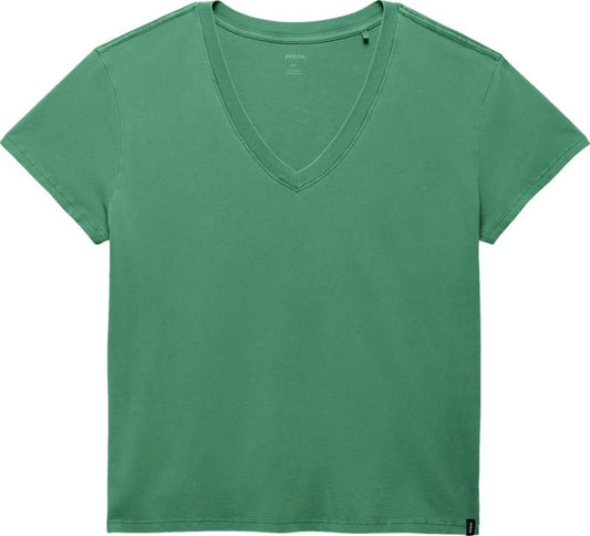 Everyday V-Neck Tee - Womens - jade 1