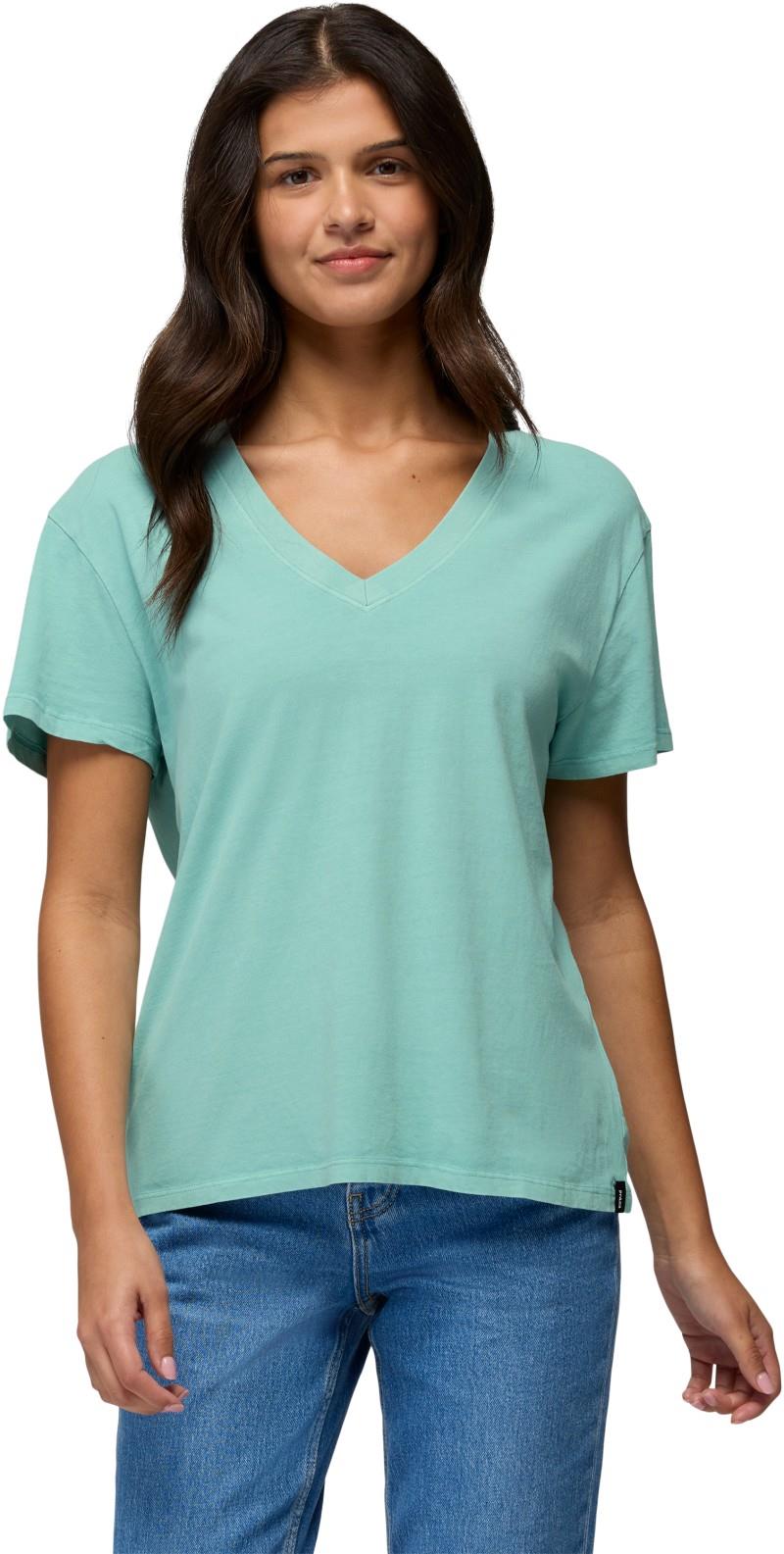 Everyday V-Neck Tee - Womens - sea glass 1