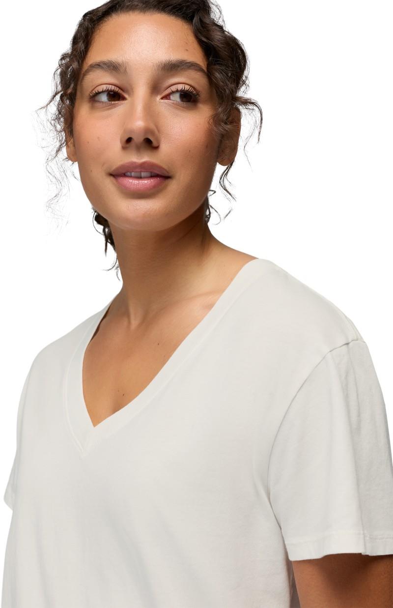 Everyday V-Neck Tee - Womens - soft white 1