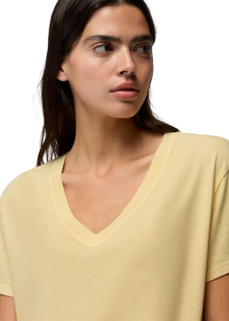 Everyday V-Neck Tee - Womens - vanilla bean 1